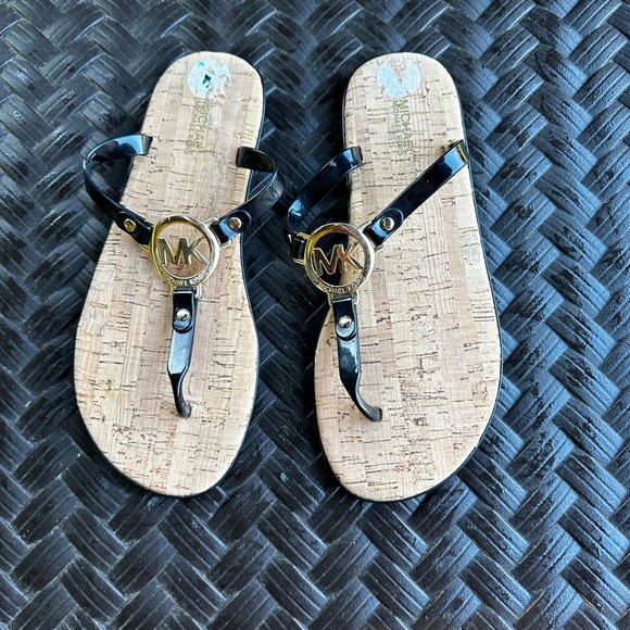 MICHAEL KORS SANDALS BLACK NWT SIZE 9 - Picture 5 of 6